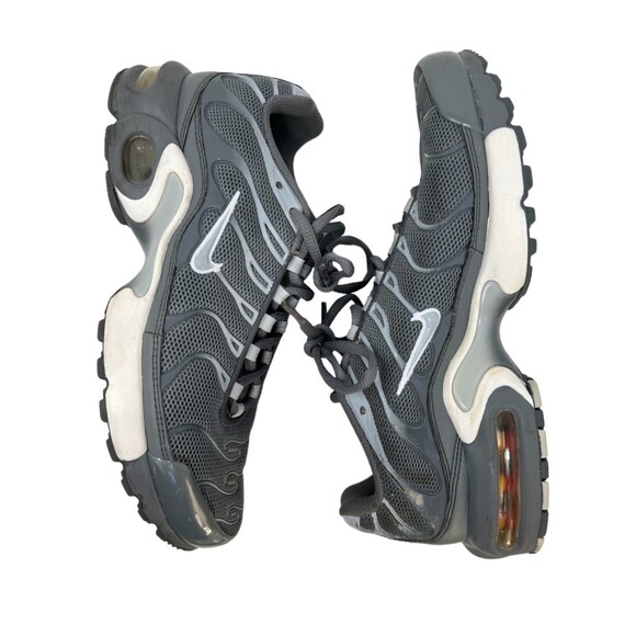 Nike shoes trainers 7 mens air max plus TN Cool athletic sneakers grey - Picture 2 of 14